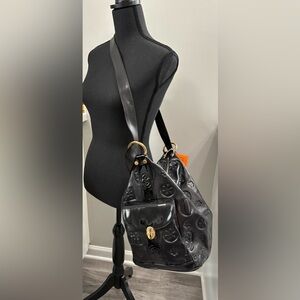 Marino Orlandi 2054- Elegant Black Designer Shoulder/Sling Bag
